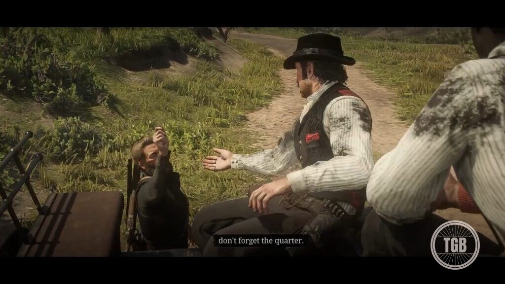 Arthur makes fun of dutch in red dead redemption 2.