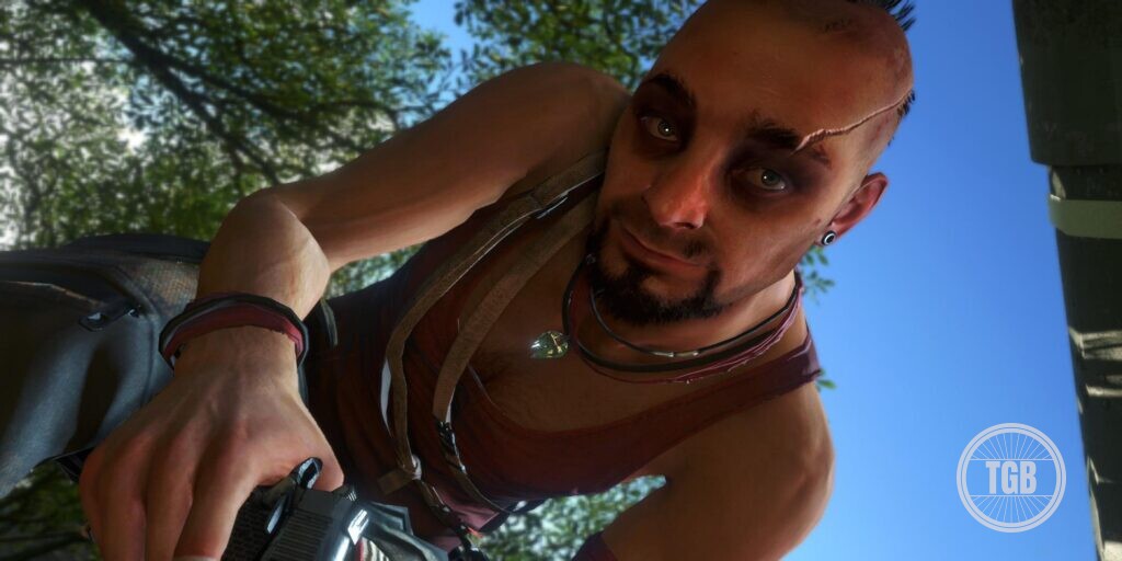 Vaas looking menacing in far cry 3